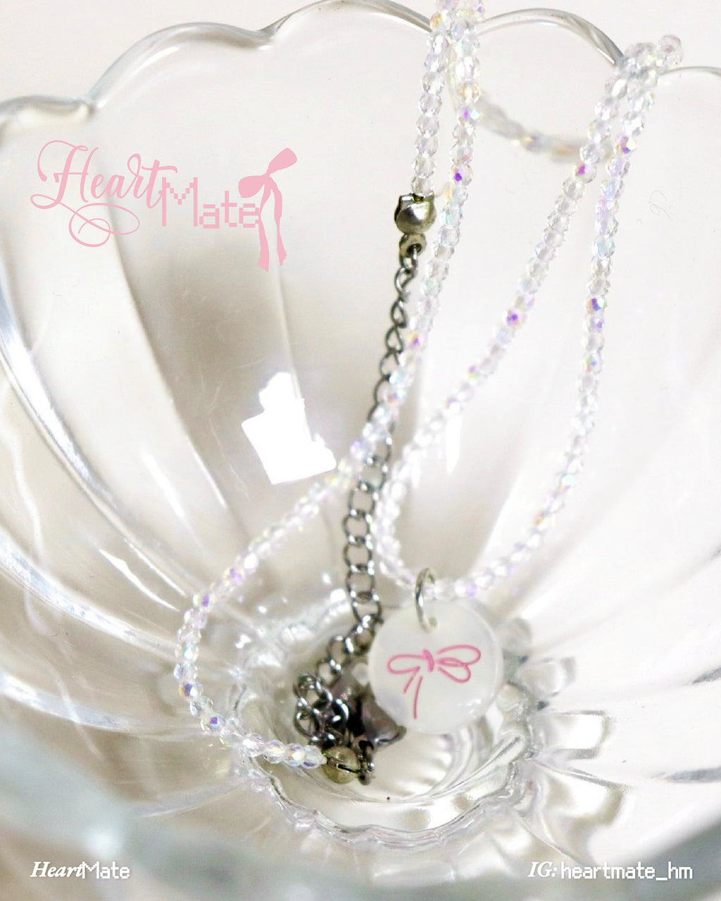 ⋆.𐙚 ̊Seaside Bow Necklace