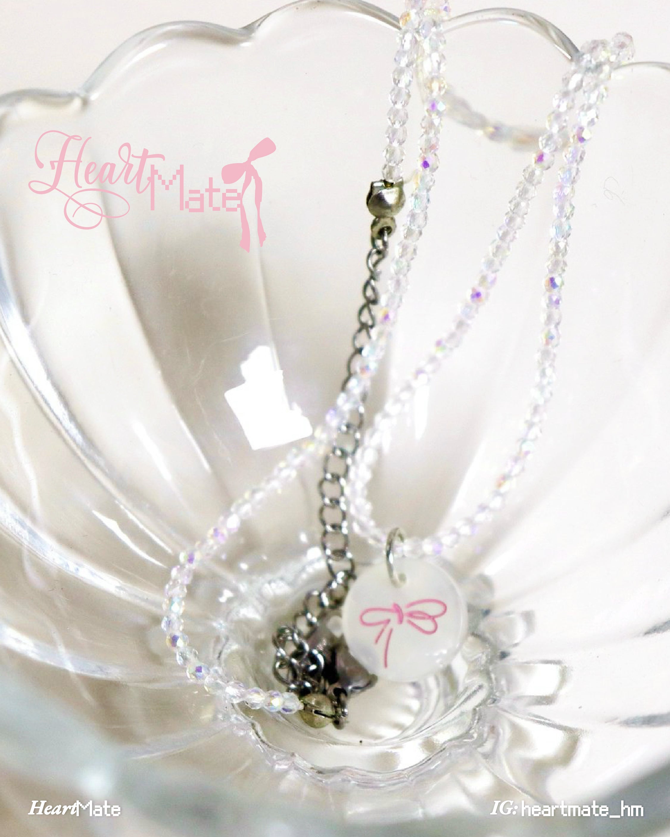 ⋆.𐙚 ̊Seaside Bow Necklace