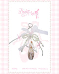 ⋆.𐙚 ̊Ballet Charm Pearl Keyring