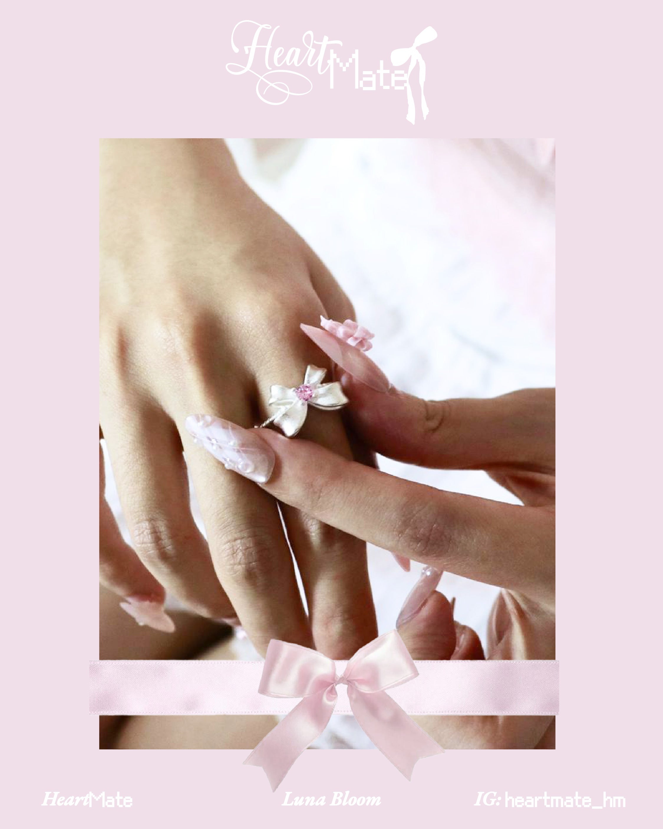 ⋆.𐙚 ̊Blush Bow